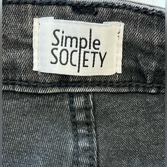 🫟Women’s Distressed Gray Jeans Size:28/7 - Picture 7 of 11